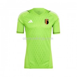 Camisola Bélgica Guarda-redes Homem Equipamento Primeiro 2021-2022 Manga Curta